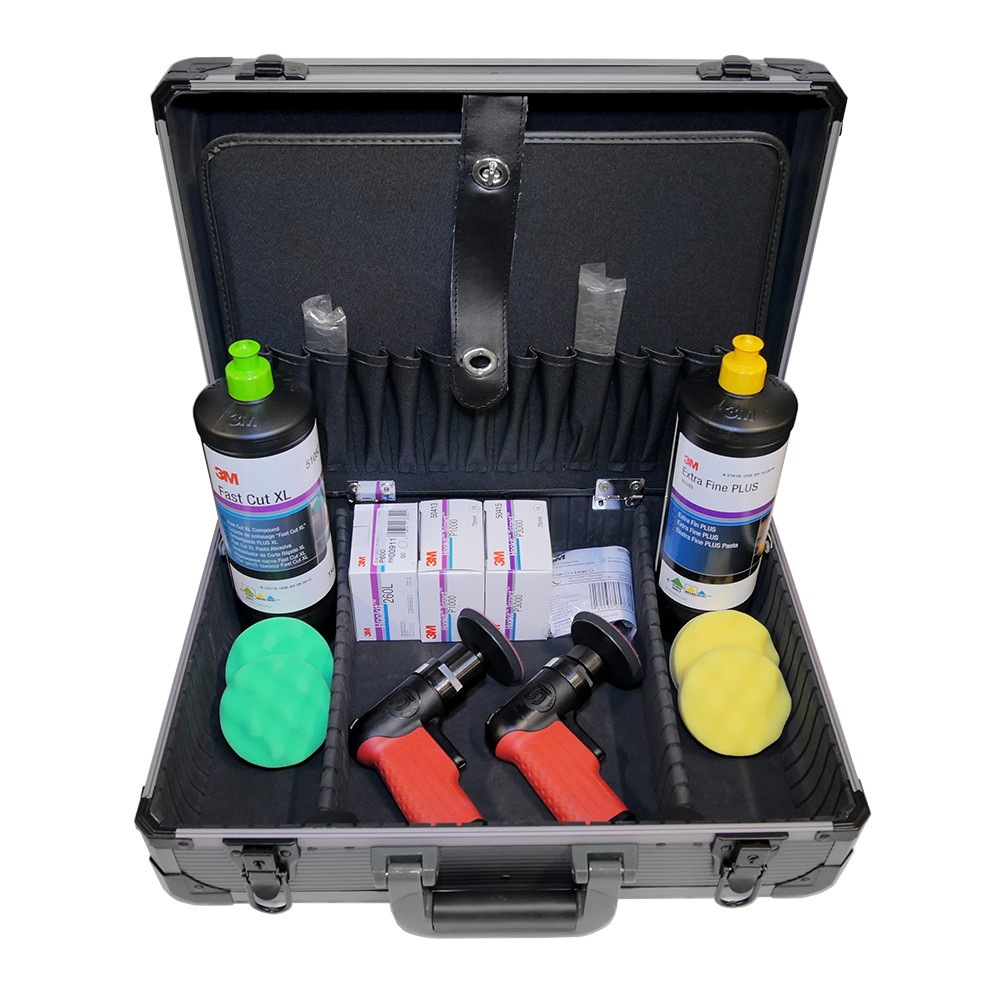 Lyktglaspolering Shinano och 3M, komplett kit