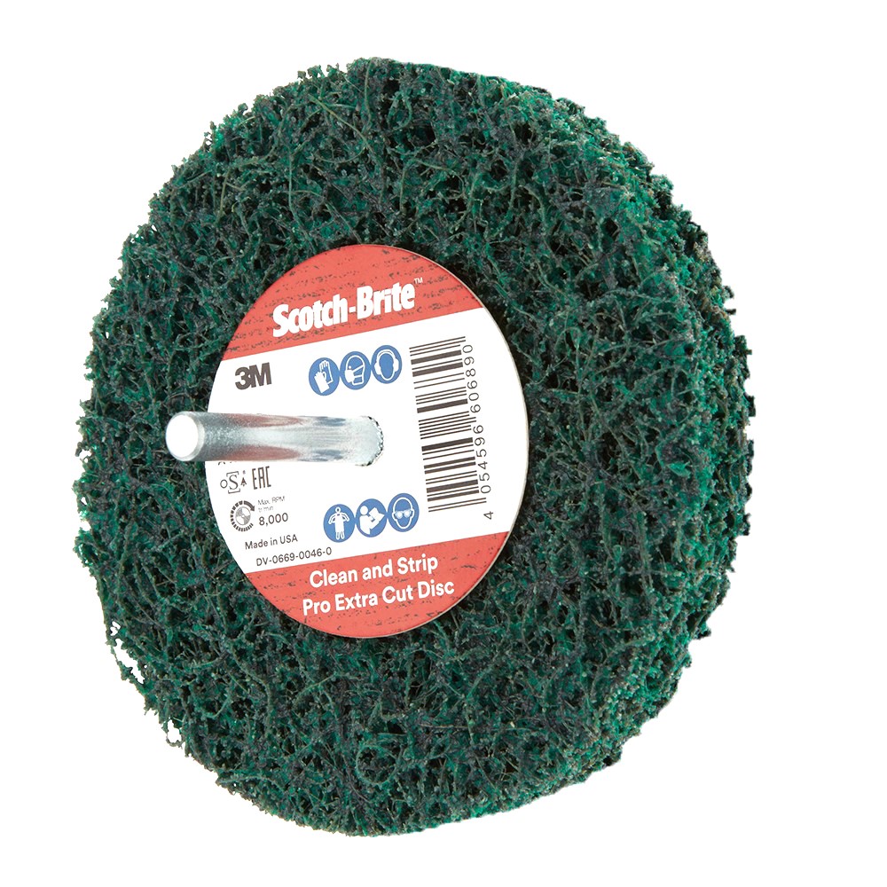 Grovrengöringsrondell med spindel XT Pro Extra Cut, 150x13x8 mm