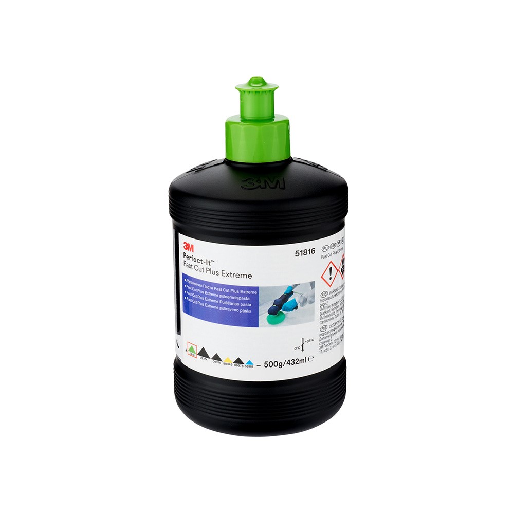 Polermedel Perfect-It Fast Cut Plus Extreme, 0,5 kg, grön