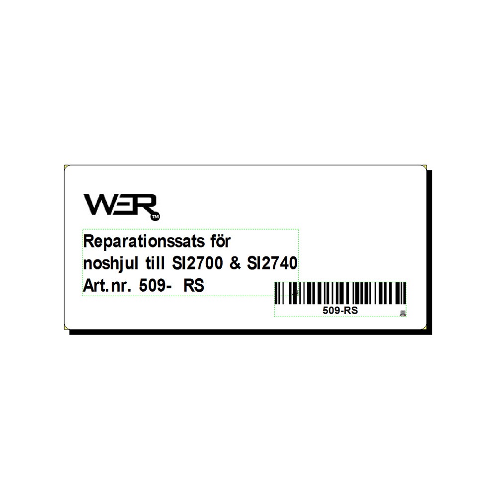 Repsats noshjul SI2700 & SI2740