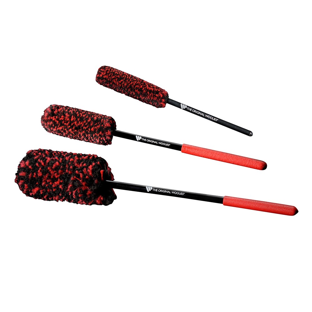 Wheel Woolies sats med 3 stycken