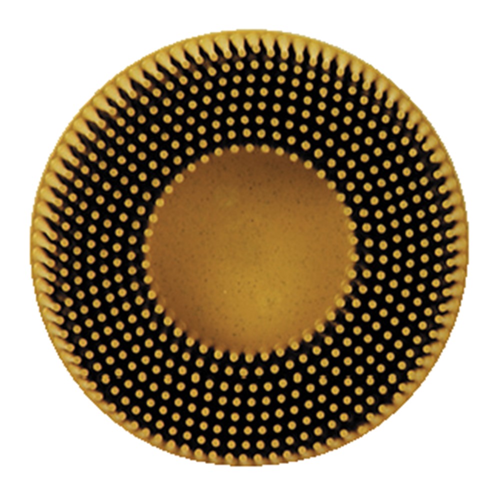 Roloc borstrondell 75 mm, P80 Gul