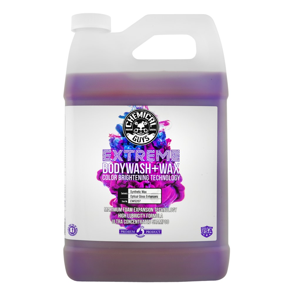 Bilschampo Extreme Bodywash and Wax, 3,7 l
