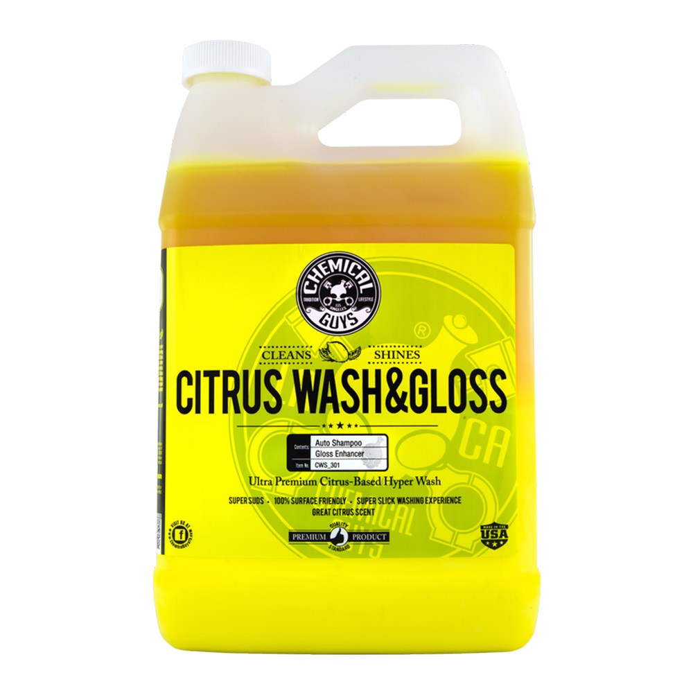 Bilschampo Citrus Wash & Gloss, 3,7 l
