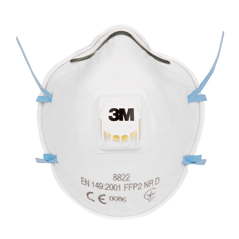 Filtrerande halvmask med ventil, FFP2