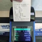 Batteritestare med skrivare