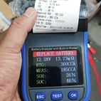 Batteritestare med skrivare