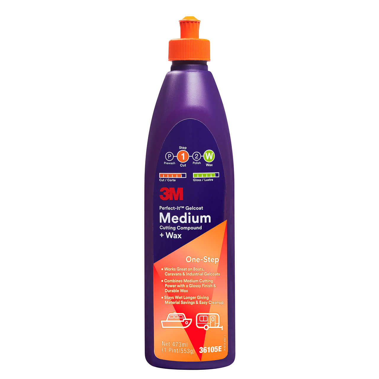 Polermedel Perfect-It Gelcoat Medium, 473 ml