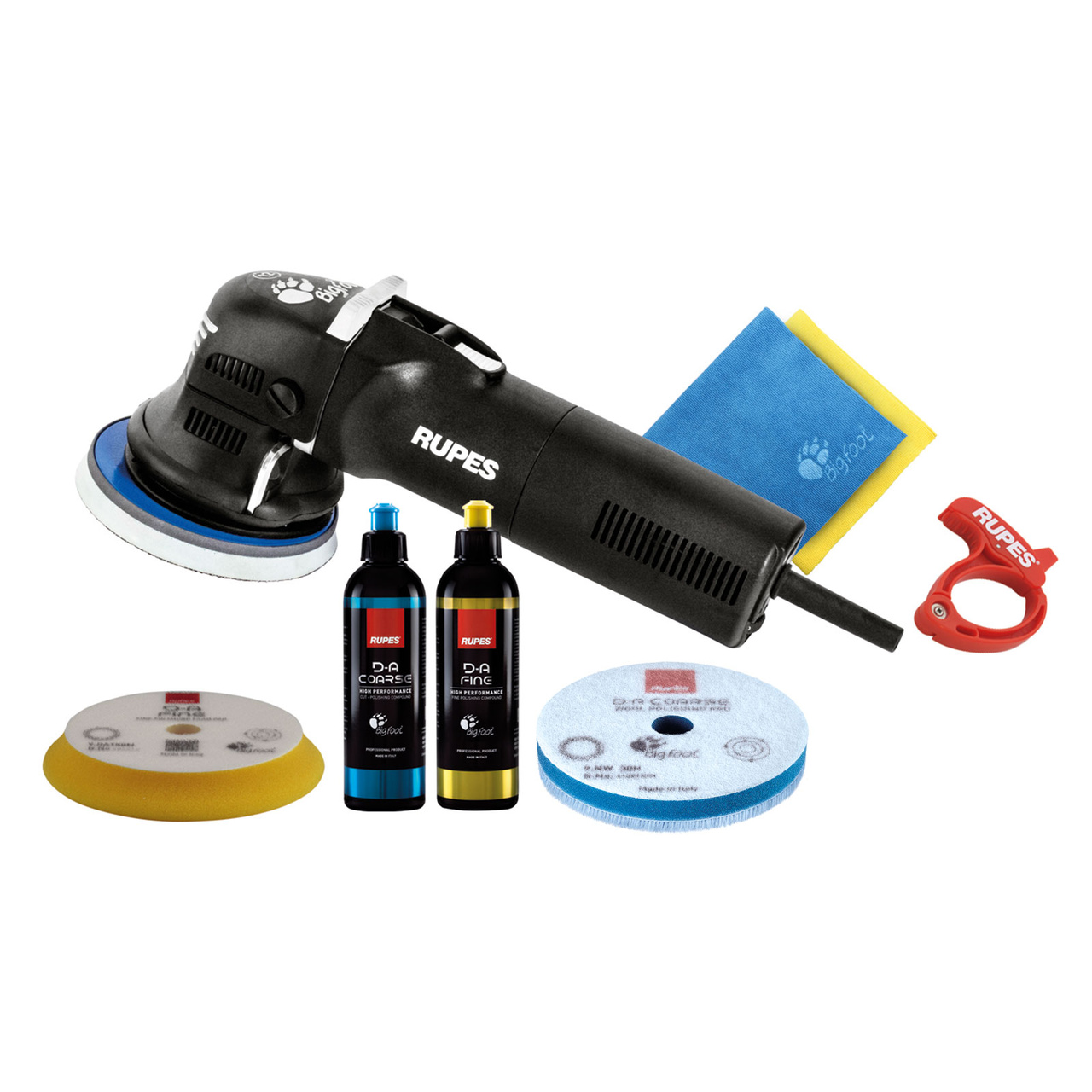 Polermaskin oscillerande LHR12E, 125 mm, BAS-kit