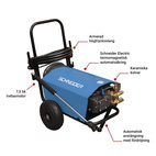 Högtryckstvätt, 900 l/h, 200 bar