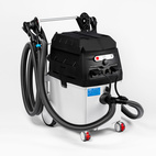 Arbetsstation, HEPA, med start/stopp-automatik för luft & elverktyg