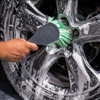 Wheelie all exterior surface and wheel brush