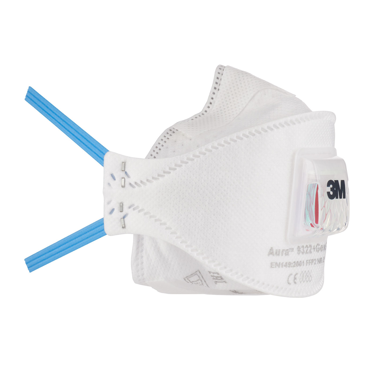 Filtrerande halvmask Aura, med ventil, FFP2