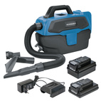 Våt- och torrdammsugare, 7,5 l, inkl två batterier