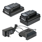 Våt- och torrdammsugare, 7,5 l, inkl två batterier