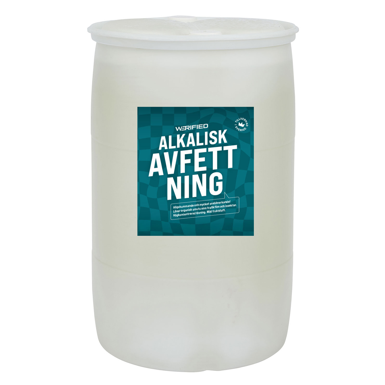 Alkalisk avfettning Werified, 208 l