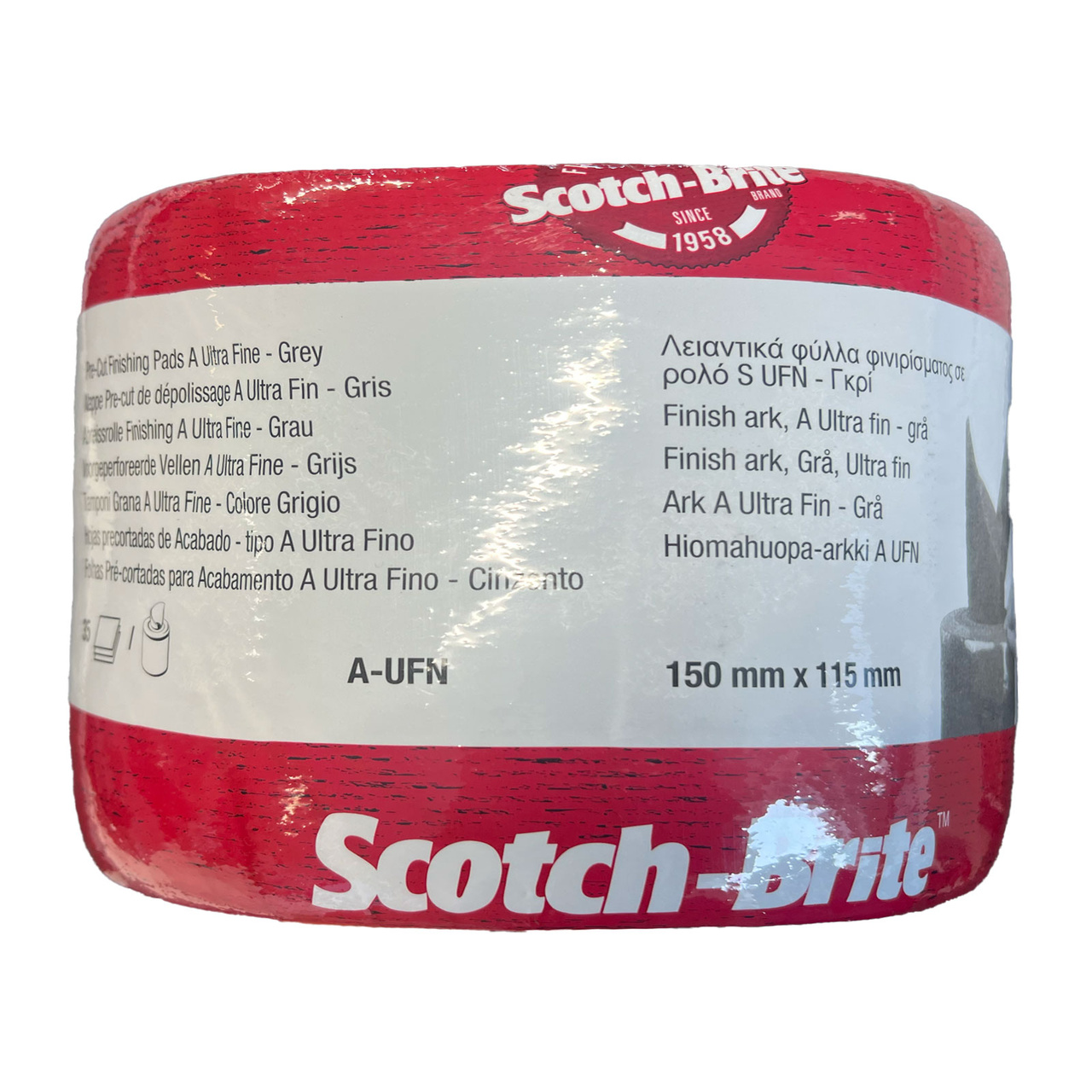 Scotch-Brite™ Ark på rulle CF-SR, 150 mm x 115 mm, S UFN, Grå