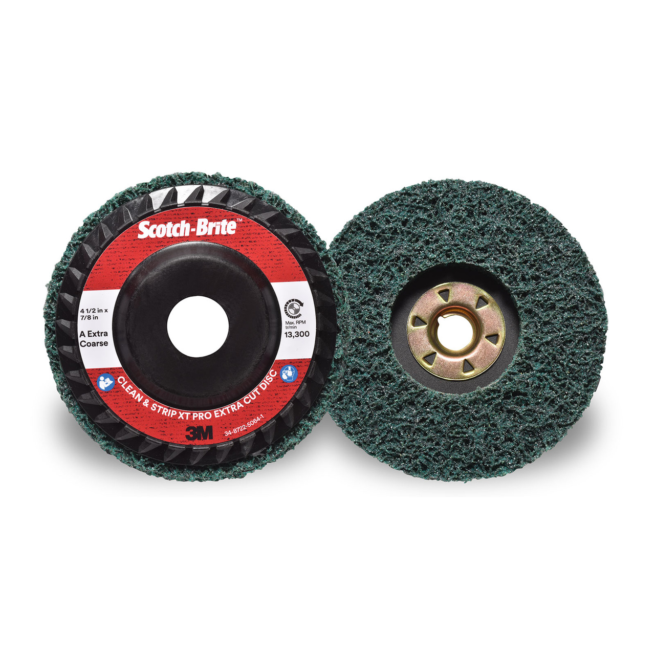 Grovrengöringsrondell för vinkelslip XT Pro Extra Cut, 125x22 mm