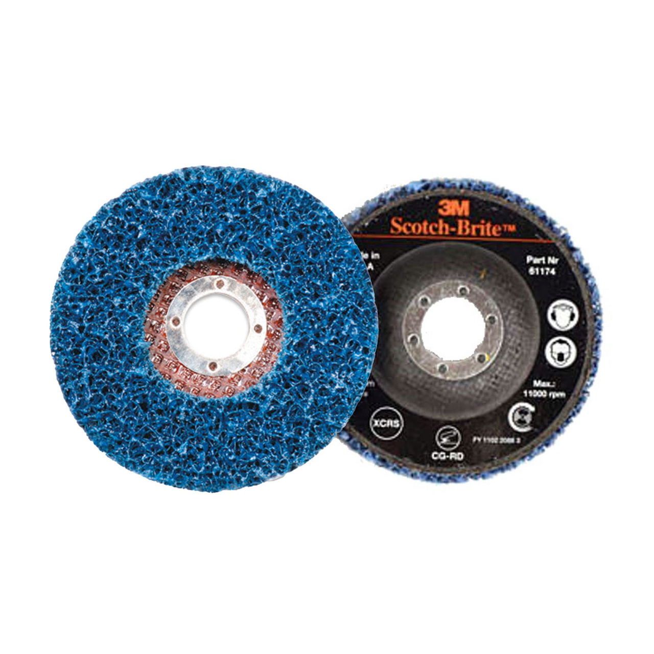 Grovrengöringsrondell för vinkelslip GP Blue, 115 x 22 mm