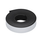 Dual Lock, snabblås, 25 mm x 5 m svart