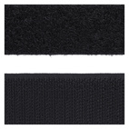 Kardborreband, 25 mm x 5 m, svart