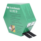 Kardborreband, 25 mm x 5 m, svart