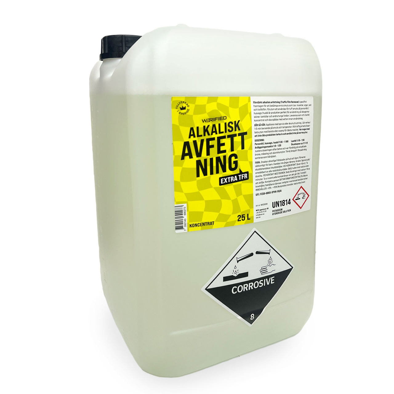 Alkalisk Extra TFR Werified, 25 l