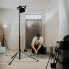 Stativ Tripod för arbetsbelysning, 2 m