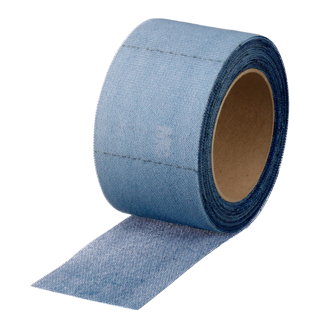Nätslipark på rulle, Blue 70 mm x 10 m, 120 korn