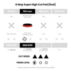 Skumtrissa, G Mop Super High Cut, roterande, 150 mm