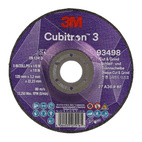 Kap- och sliprondell Cubitron 3, T27, 125 x 3,2 x 22,23 mm