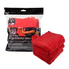 Mikrofiberduk Happy Ending Edgeless Red, 3-p
